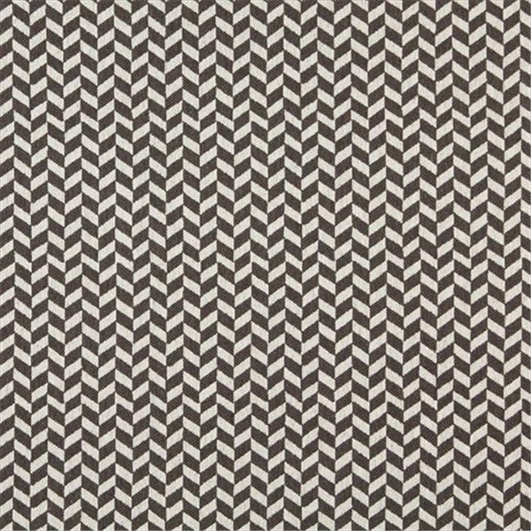 Designer Fabrics Designer Fabrics K0004D 54 in. Wide Taupe And Off White; Herringbone Slanted Check Designer Quality Upholstery Fabric K0004D